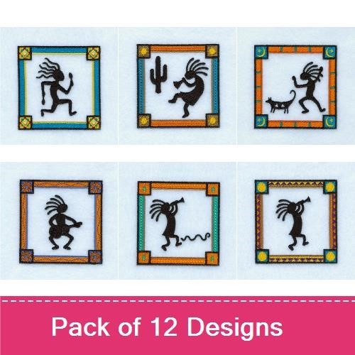 Kokopelli Squares Design Pack