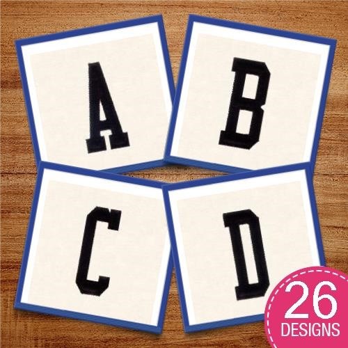 3" Applique Letters