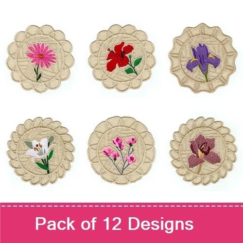 Lace Flower Doilies