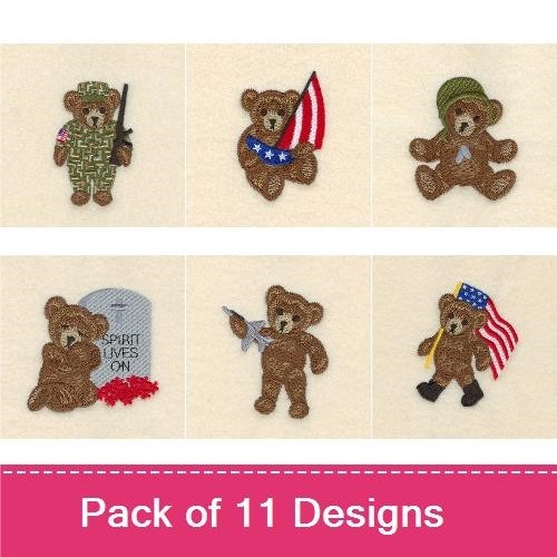Military Remembrance Bears Design Pack