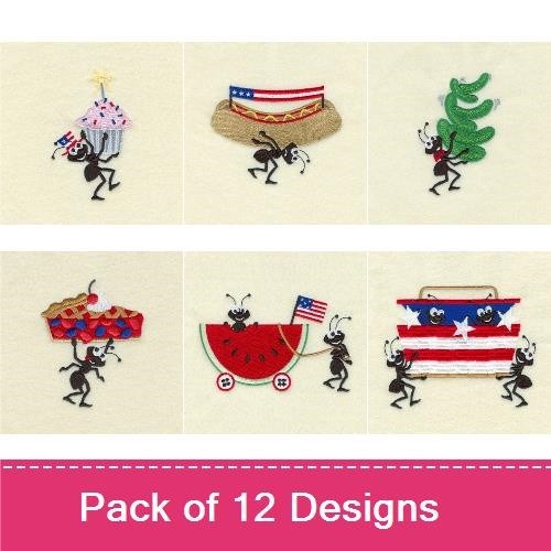 Patriotic Picnic Ants