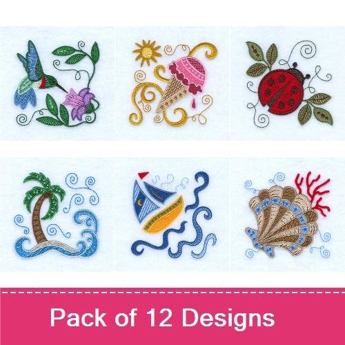 Summer Jacobean Singles