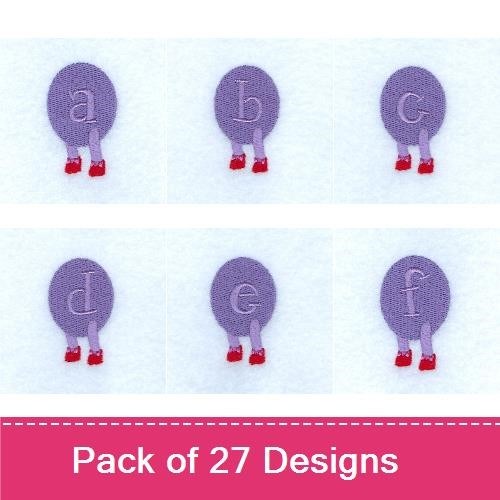 Caterpillar Alphabet Design Pack