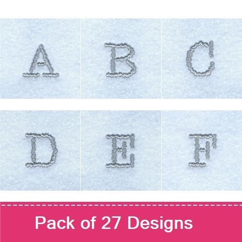 Plane Alphabet Design Pack