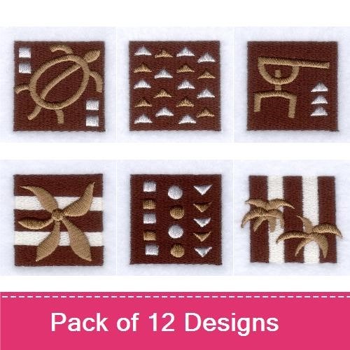 Tiki Squares Design Pack