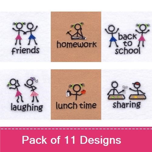 Back to School Stick Kids