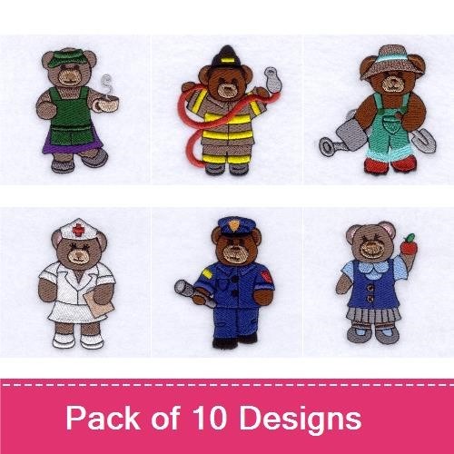 Teddy Bears At Work Design Pack