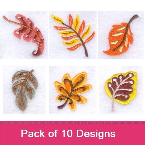Funky Fall Leaves