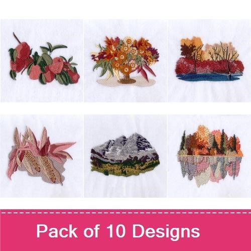 Fall Scenes Large Design Pack