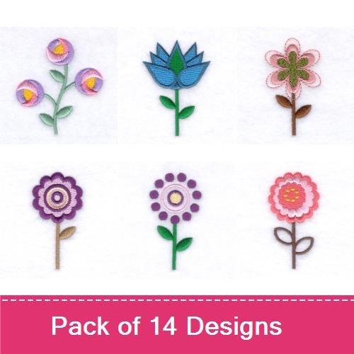 Retro Flowers