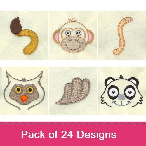 Animal Faces & Tails 1