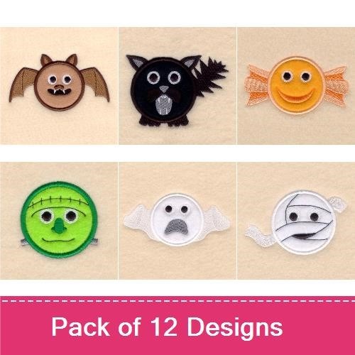 Halloween Applique Design Pack