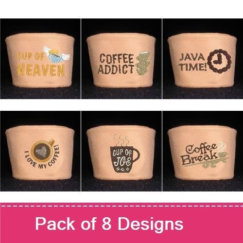 Coffee Wrap Sayings in the Hoop