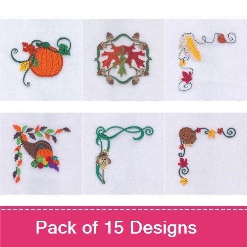 Fall Decor and Corners Design Pack