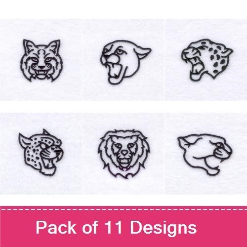 Cat Mascot Emblems