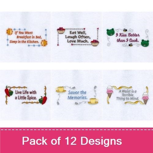Kitchen Sayings 2 Design Pack
