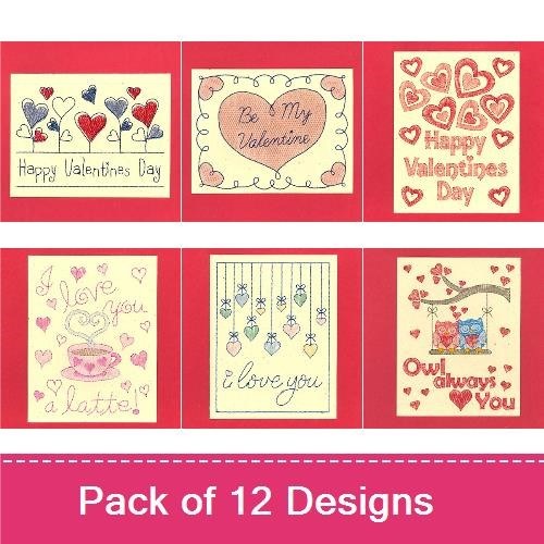 Valentine's Day Embroidery Designs Bundle – Cupid, Lovebirds, Hearts & More (12 Designs)