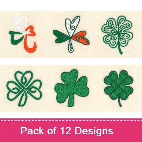 Decorative Shamrocks and Clovers