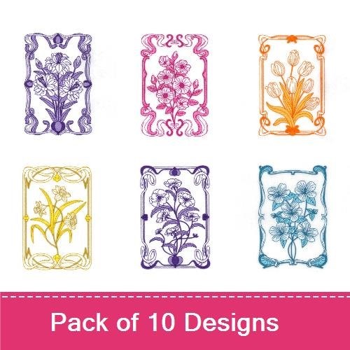 Spring Bloom Art Nouveau