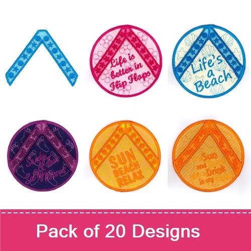 Flip Flop Wine Coasters