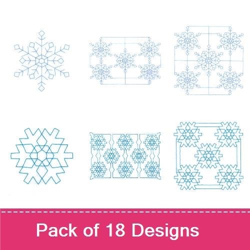 Stipple Snowflakes