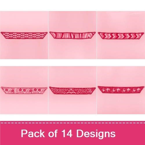 Lace Breast Cancer Ribbons