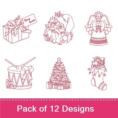 Redwork Christmas