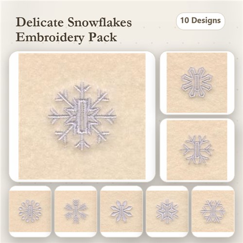 Snowflake Buttonholes