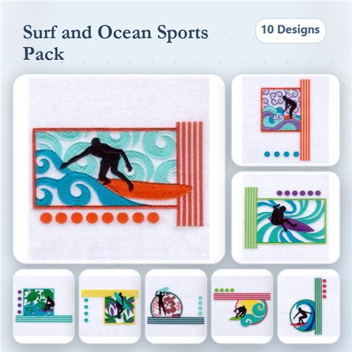 Surfing Design Pack