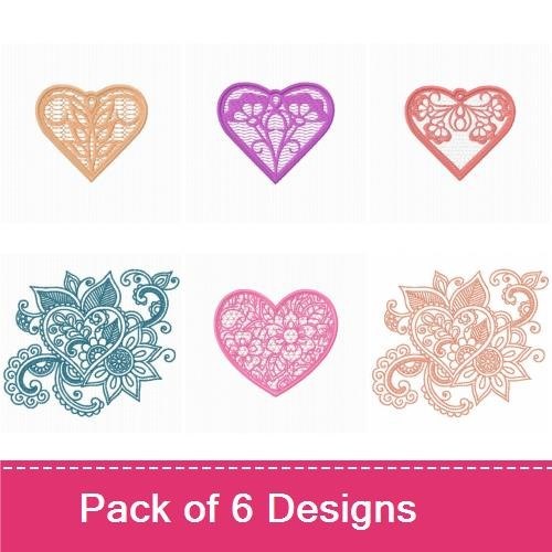 Lace Hearts