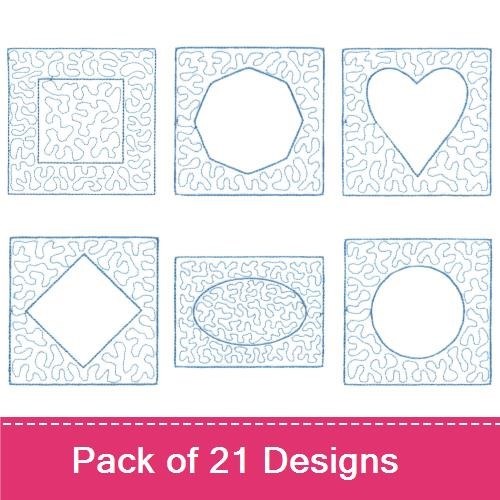 Quilt Stippling Shapes