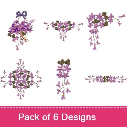 Floral Basket Set 1