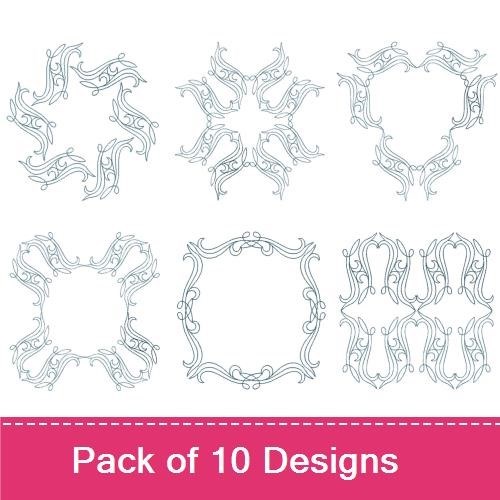 Fancy Swirls Quilting Set
