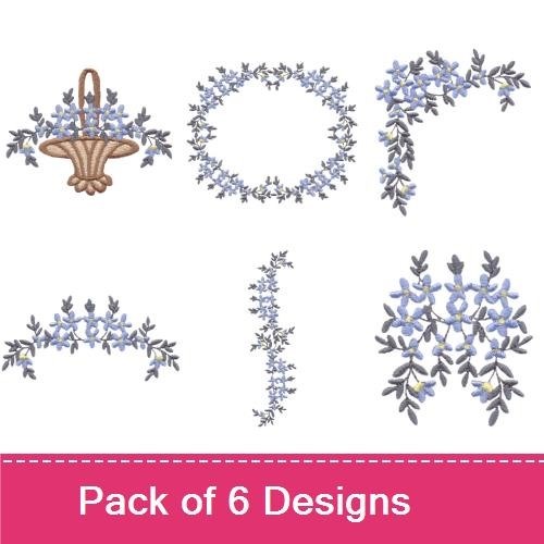 Floral Basket Set 3
