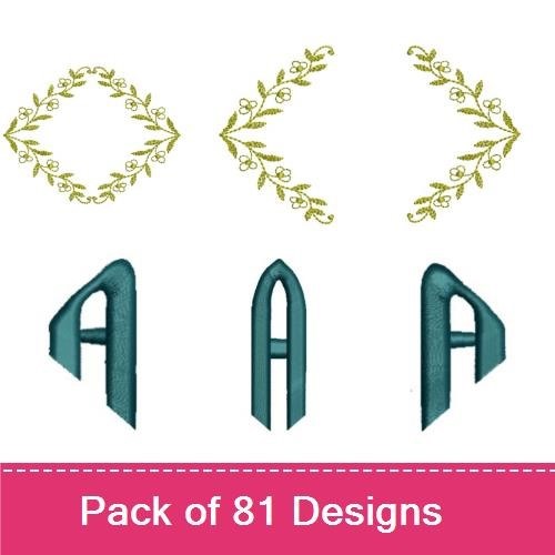 Diamond Monogram Alphabet