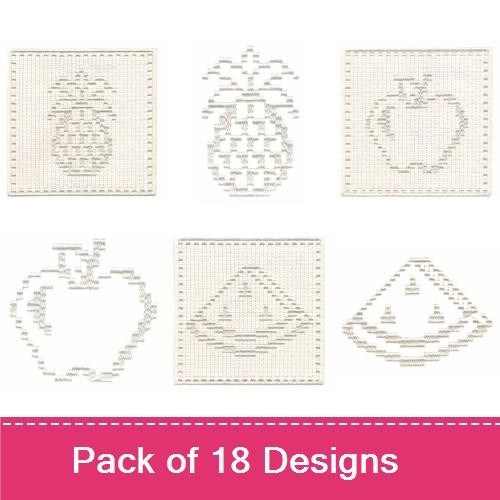 Fruit and Nature Embroidery Designs Bundle – Pineapple, Apple, Watermelon & More (18 Designs)