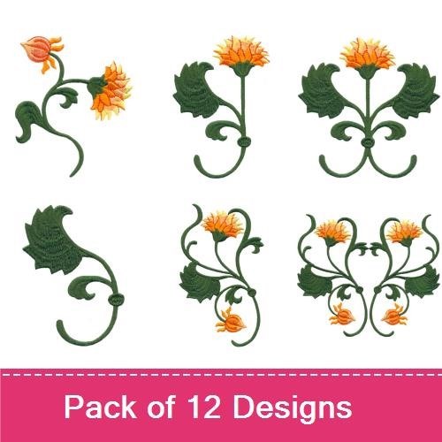 Gaillardia Floral Set