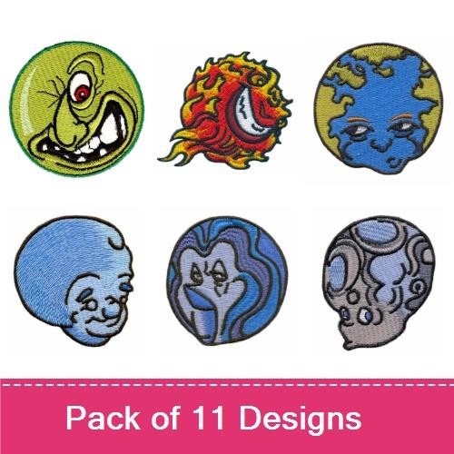 Cartoon Planets