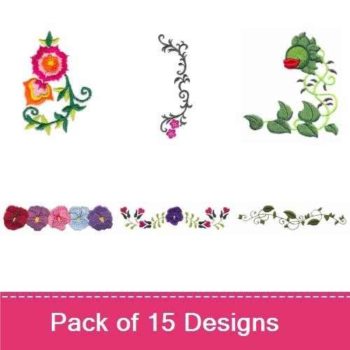 Floral Borders & Edges