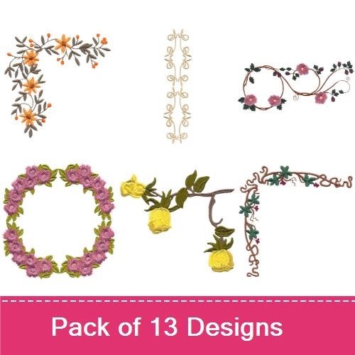 Floral Corners & Borders