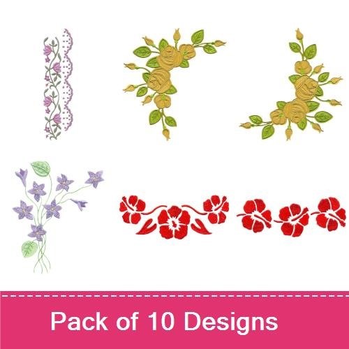 Borders Made Of Flowers