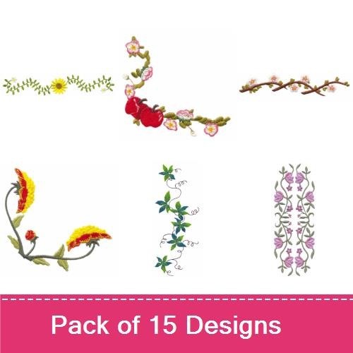 Intricate Floral Borders