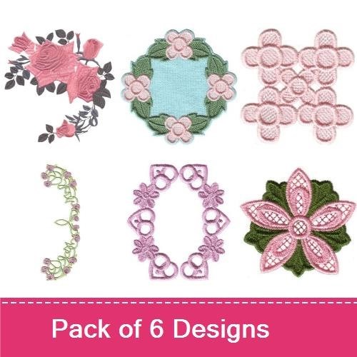 Free Standing Lace Flowers