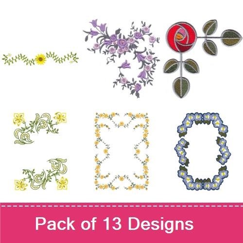 Floral Borders & Frames