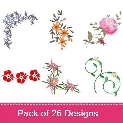Floral Border Embellishments
