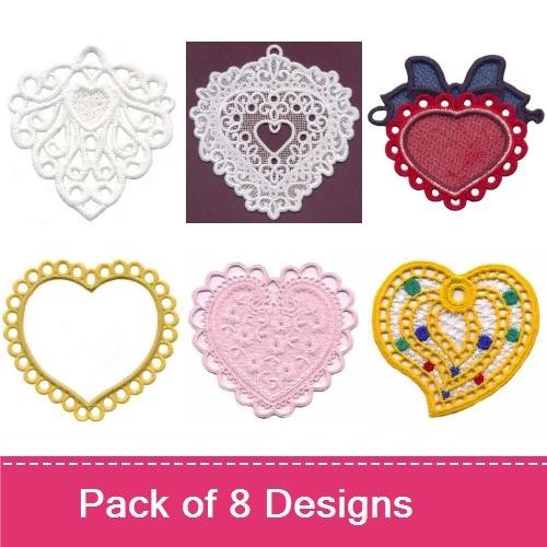 Lace Hearts