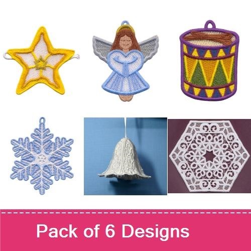 Christmas Free Standing Lace