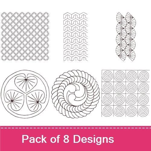 Swirl Ring Sashiko