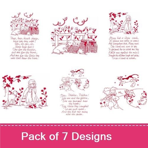 Little Red Riding Hood Embroidery Bundle – Fairy Tale Designs (7 Designs)