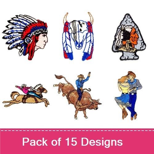 Native American Chief Embroidery Designs Bundle – Chief Portrait, Headdress, Tribal Warrior & More (15 Designs)